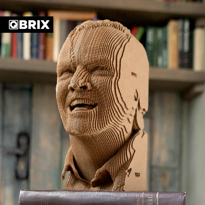 Картонный 3D конструктор Qbrix - Книжный Маньяк