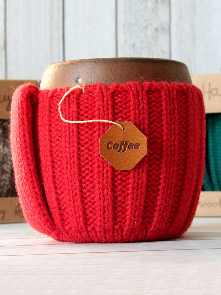 Вязаная кружка Сангрия