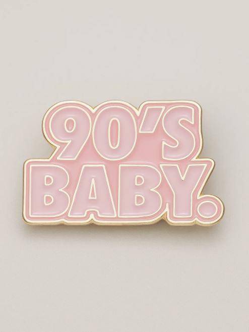 Значок металлический iLikeGift 90s baby
