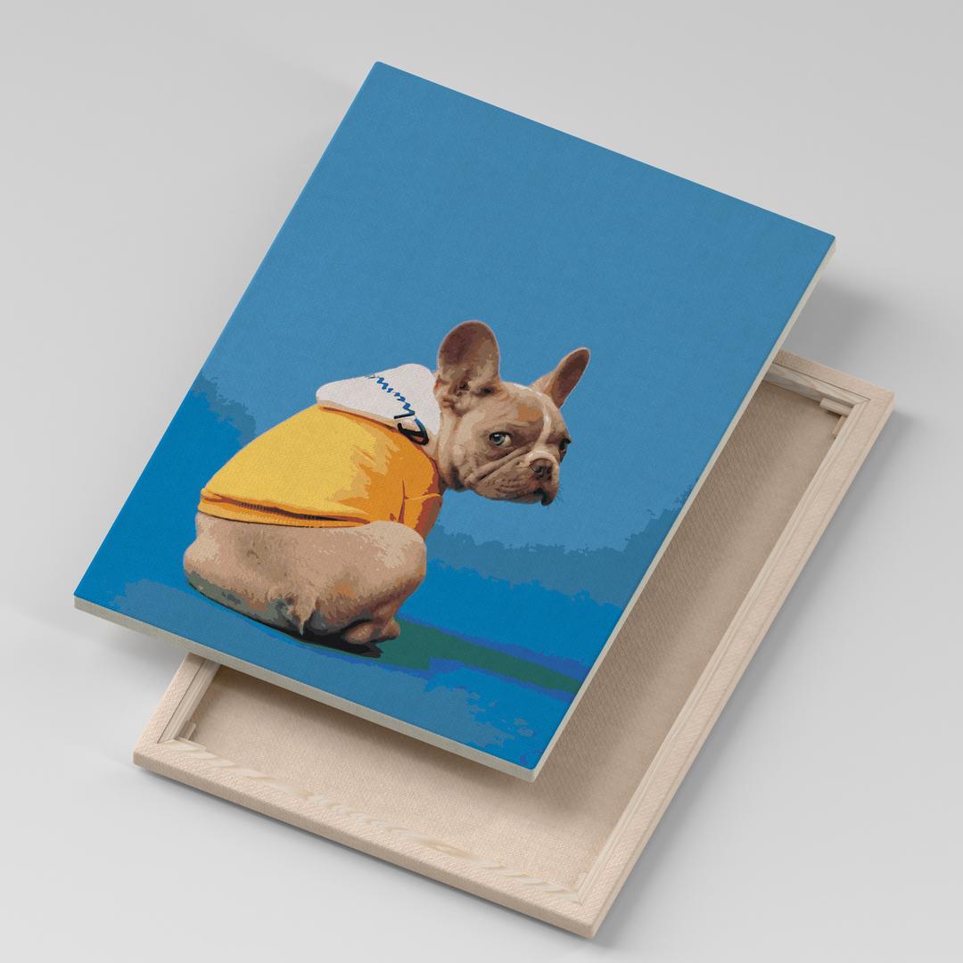 Картина по номерам Groomy blue 40x50