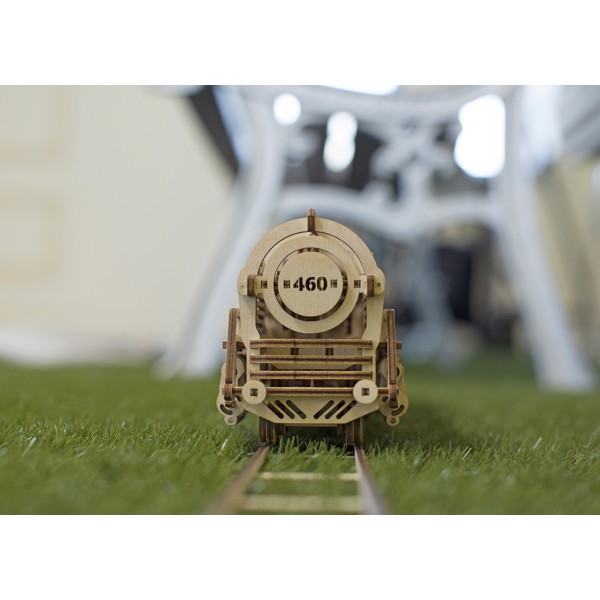 3D-пазл UGears Локомотив с тендером VЭкспресс