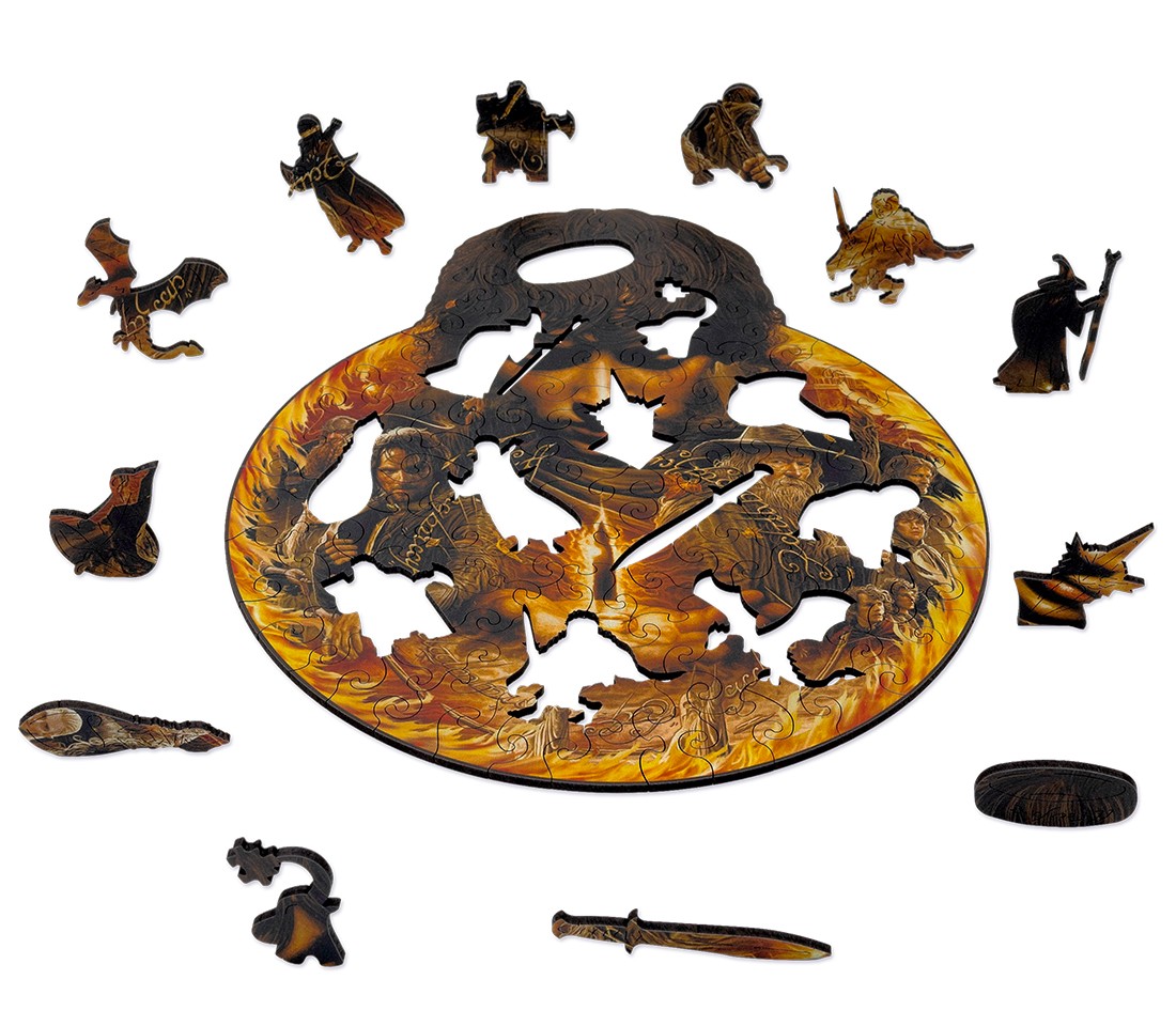 Деревянный пазл Властелин колец