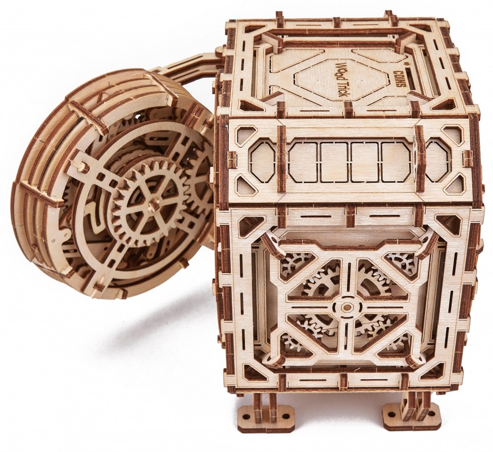 Механическая сборная модель Wood Trick Механический Сейф