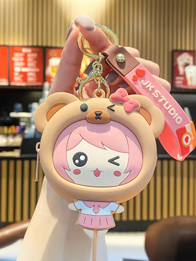 Брелок-кошелёк Nice bear girl (brown)