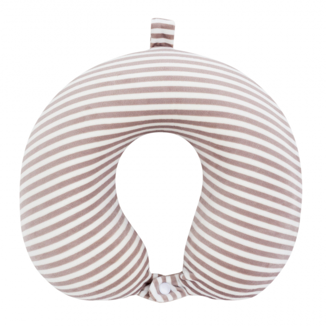 Подушка для путешествий Полосочки (бежевая)