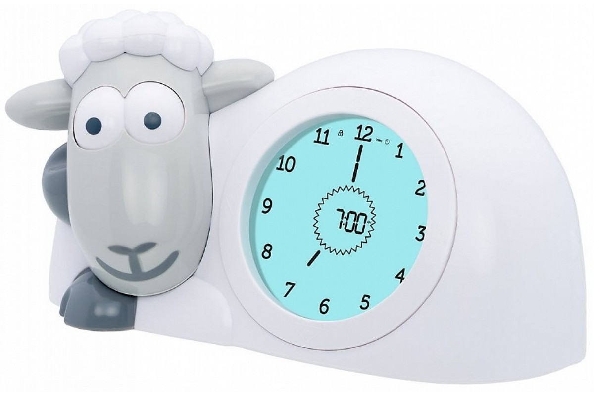 Часы-будильник Ягненок Сэм (серый)