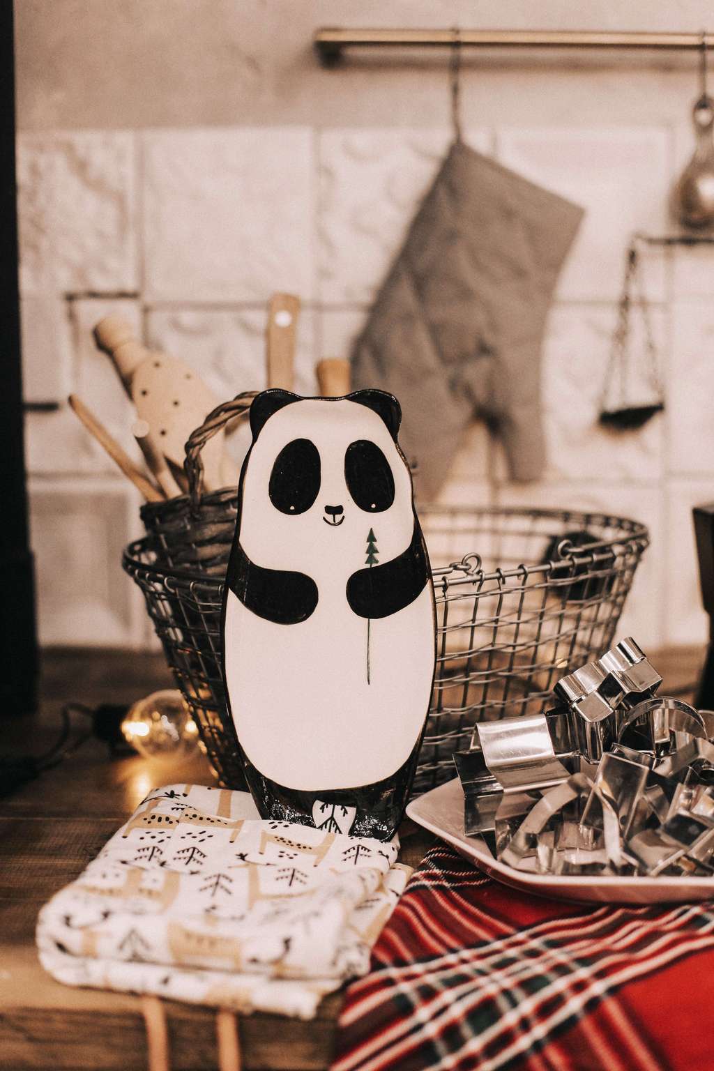 Тарелка Дружелюбная панда