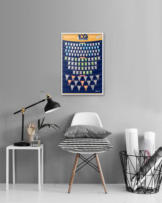 Интерактивный постер #100 ДЕЛ