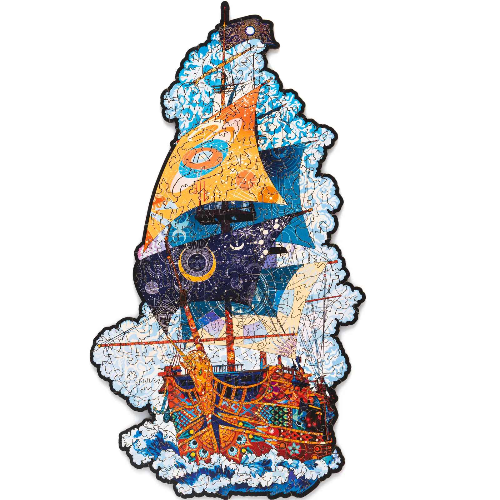 Деревянный пазл Корабль S