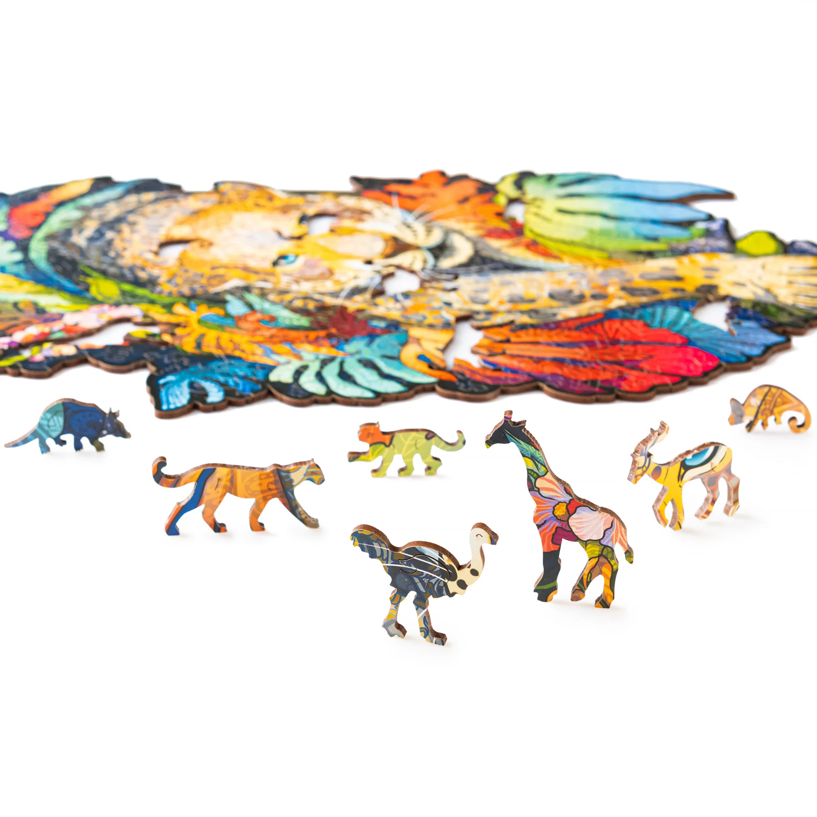 Деревянный пазл Ягуар S 