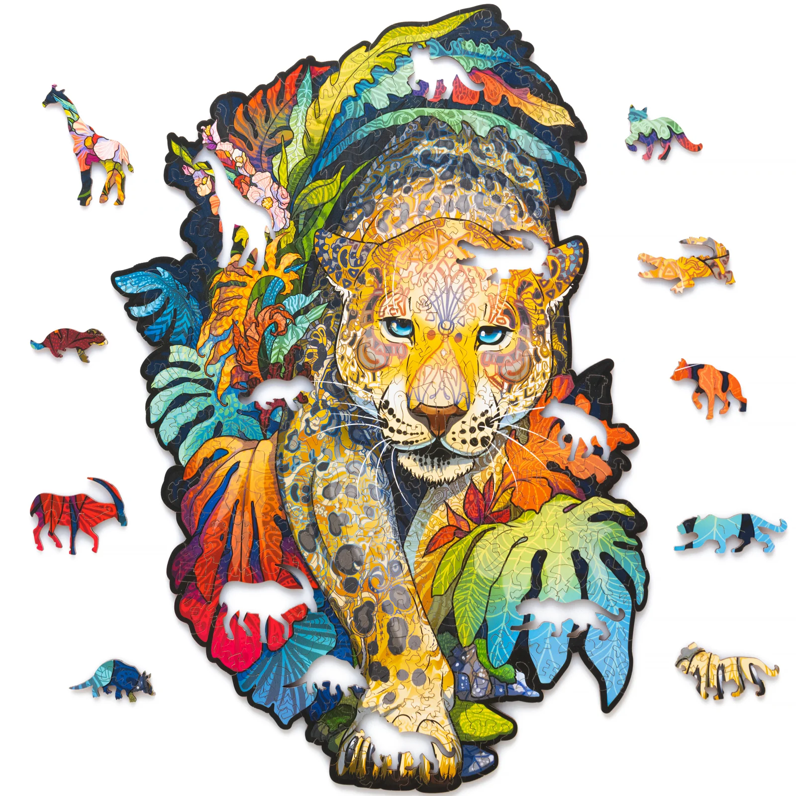 Деревянный пазл Ягуар S 