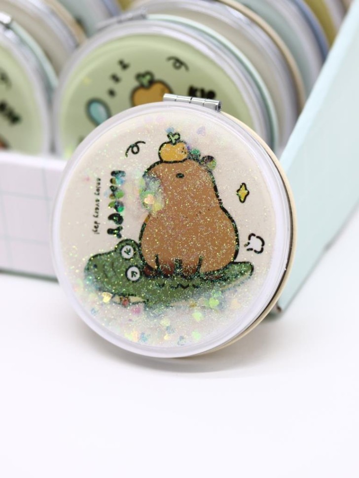 Зеркало шейкер Capybara (бежевое)