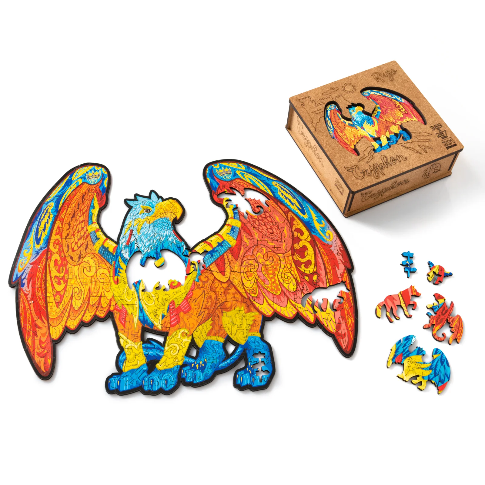 Деревянный пазл Грифон L