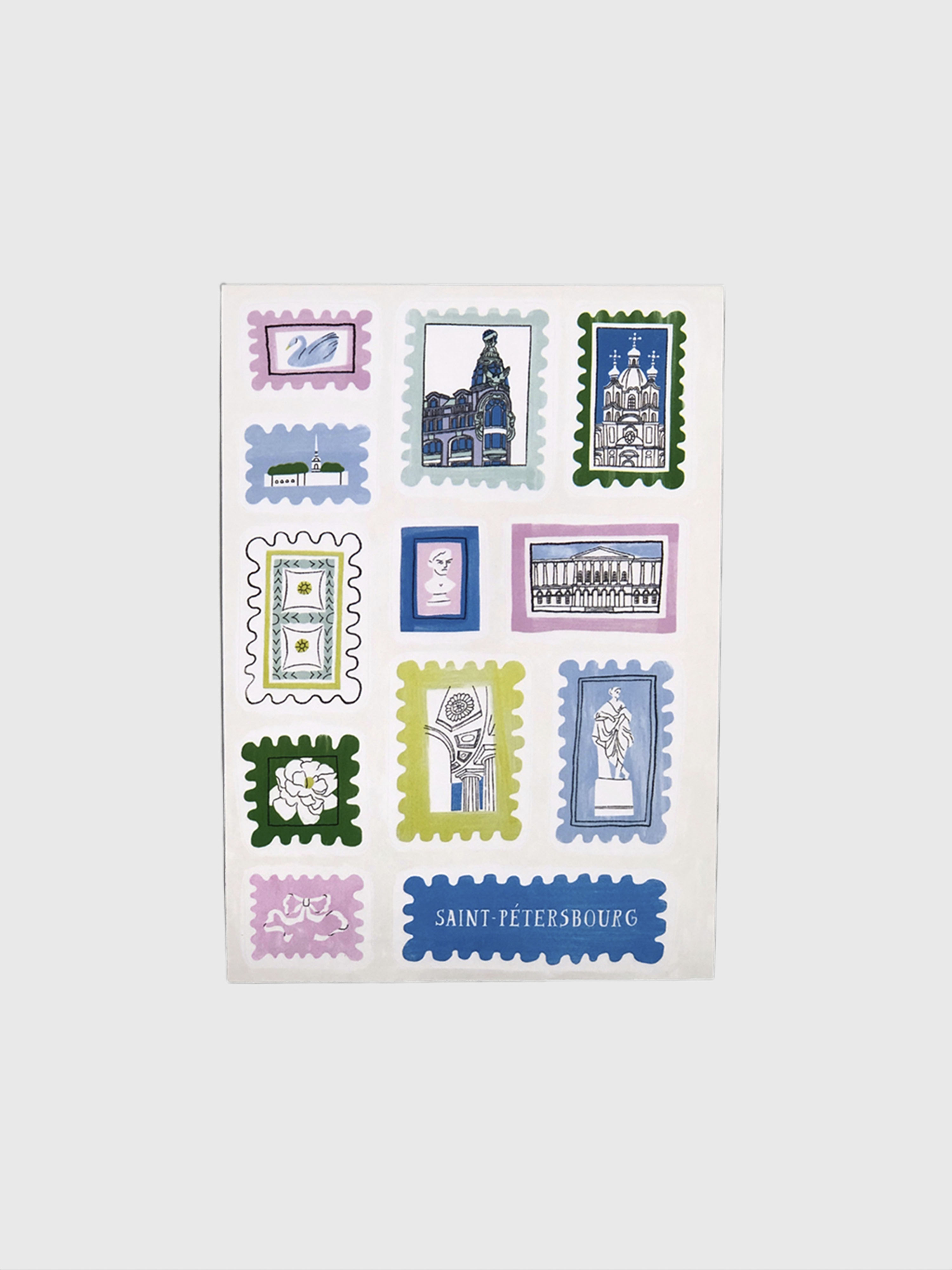 Стикеры Марки Петербурга. Дом Зингера