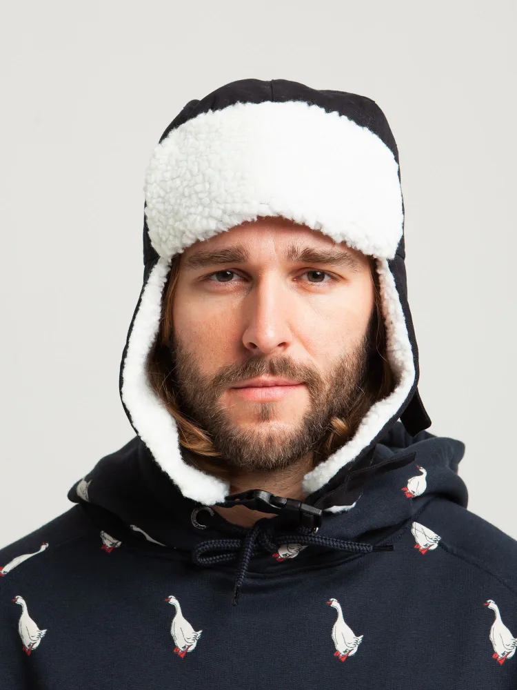 Шапка Запорожец Ushanka Beanie (Black-S/M)