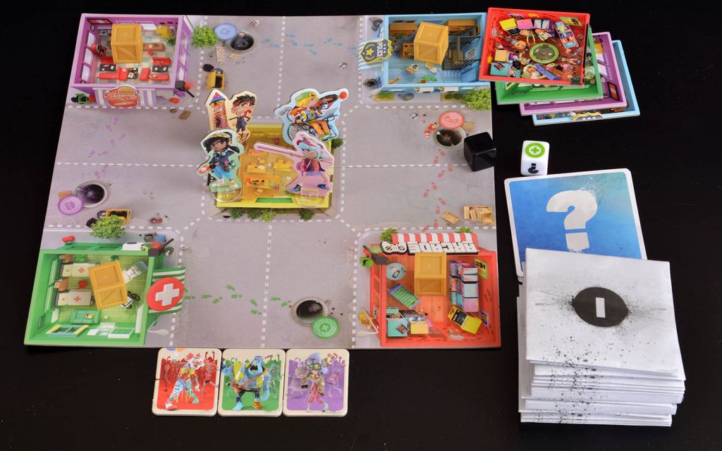 Настольная игра Зомби в городе