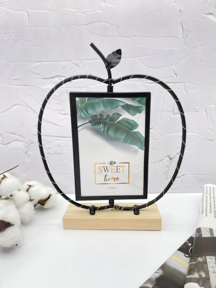 Фоторамка со светодиодами Apple (black)
