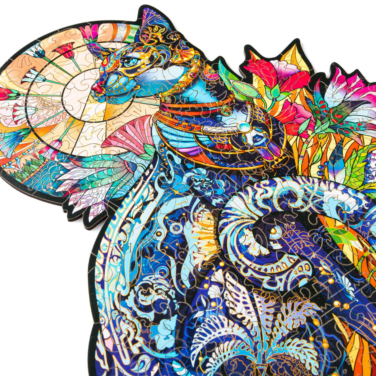 Деревянный пазл Египетская Кошка XL