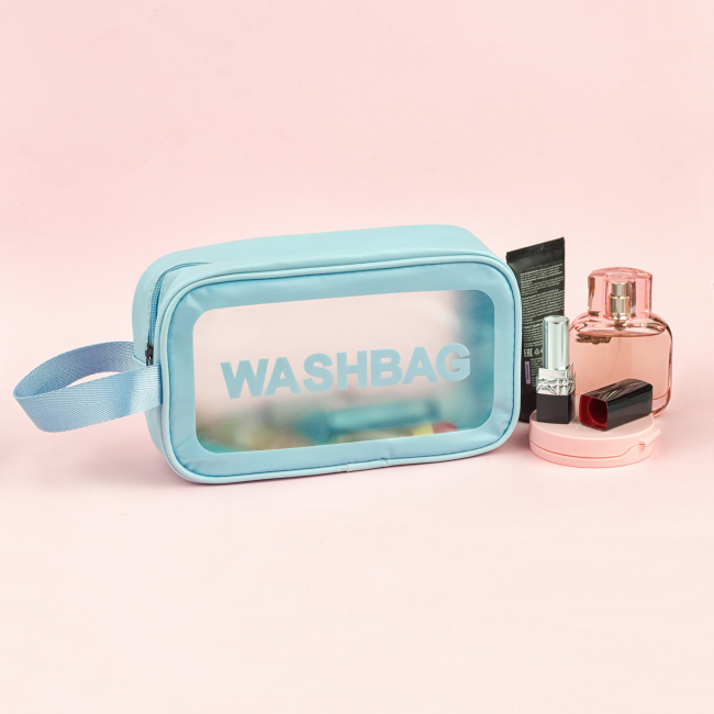 Косметичка Washbag голубая
