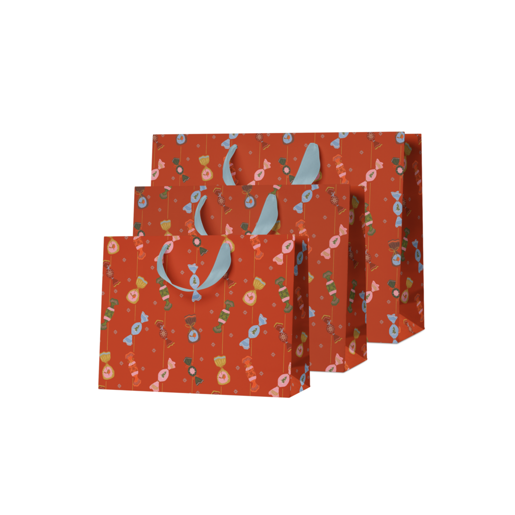 Подарочный пакет Конфеты 22x17x10 см