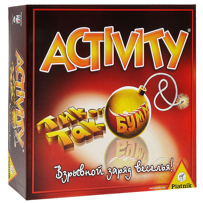 Настольная игра Активити + Тик Так Бумм