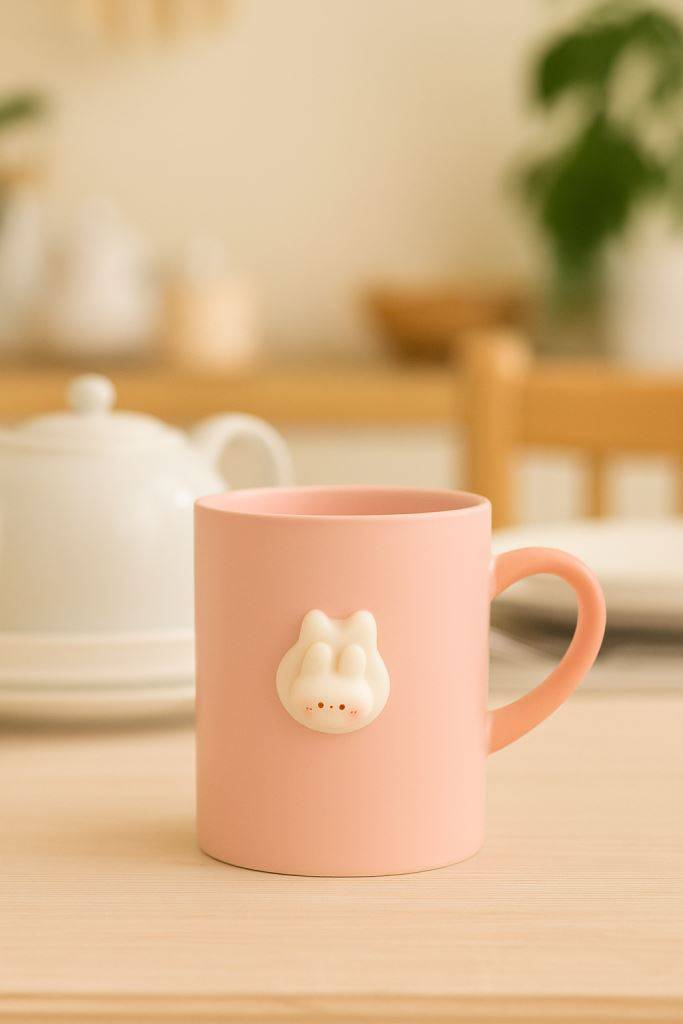 Кружка Cute animal head (bunny)