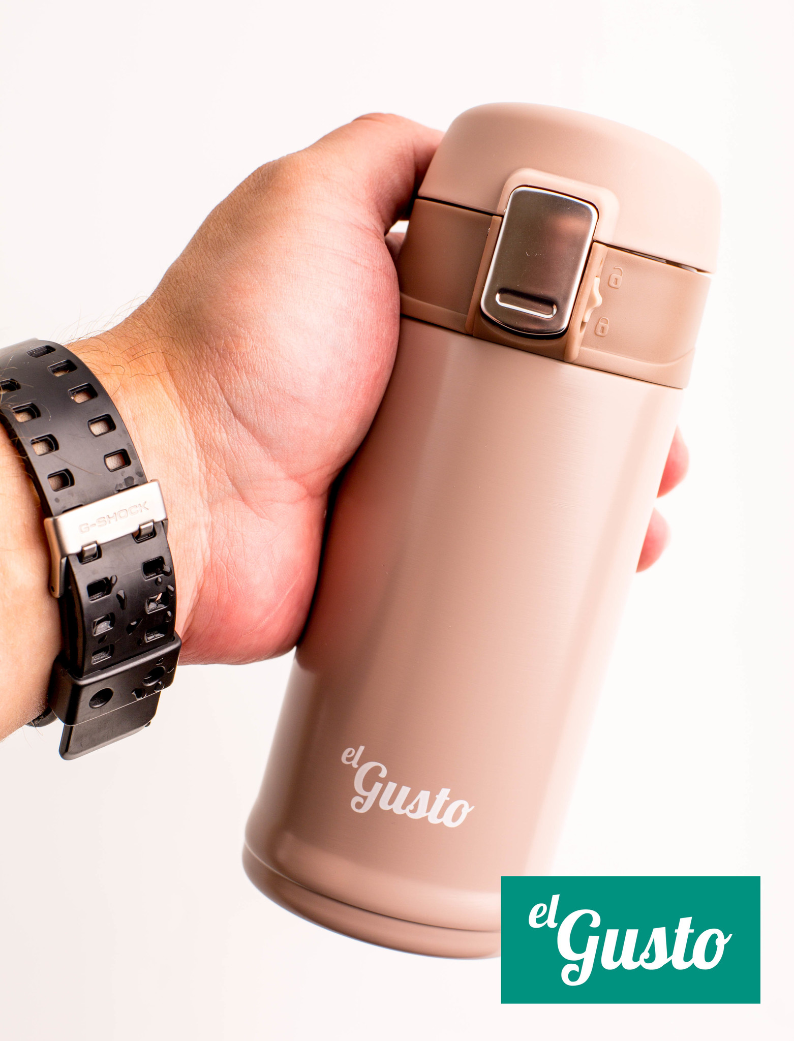 Термокружка Terra кофейная