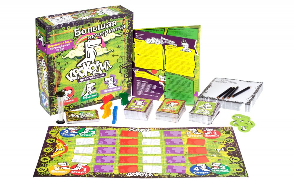 Настольная игра Крокодил Большая вечеринка