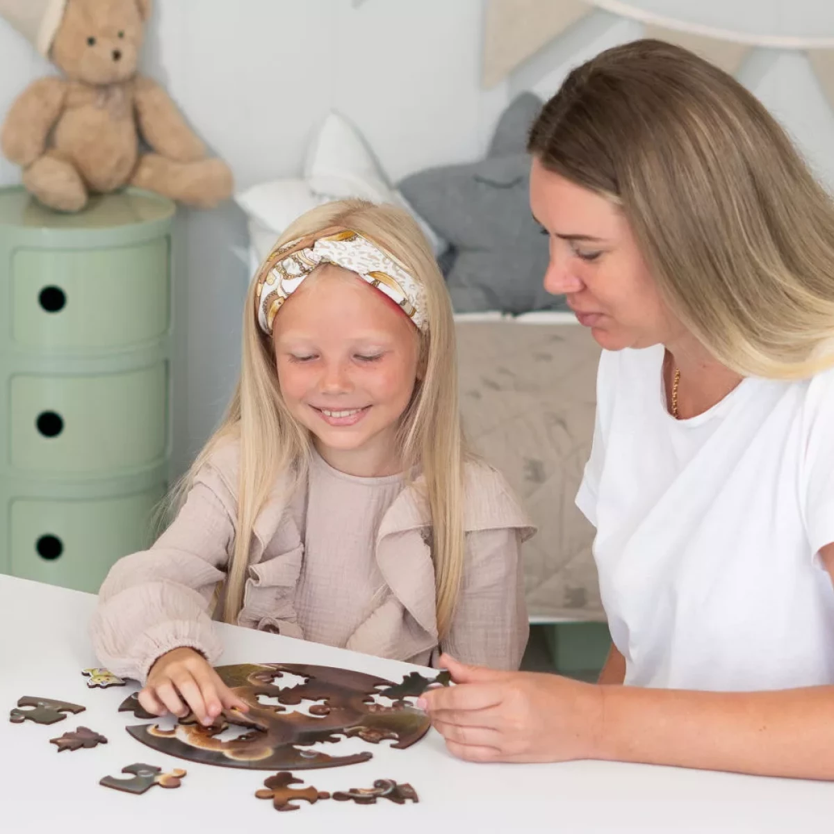 Деревянный пазл Bubblezz Медвежонок, 30 дет.