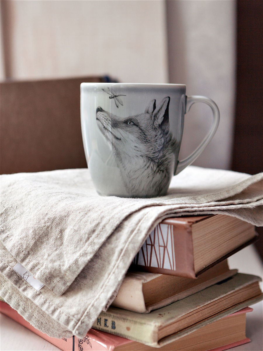 Кружка Лиса и стрекоза 270 мл