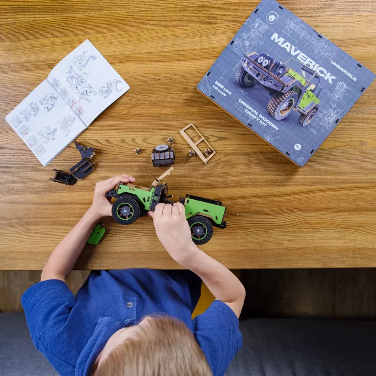 Конструктор Маверик Зеленый 265 деталей