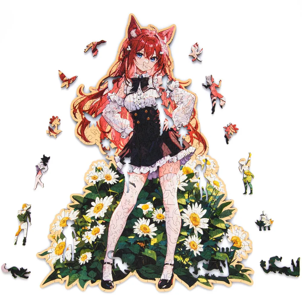 Деревянный пазл Аниме - Тян L