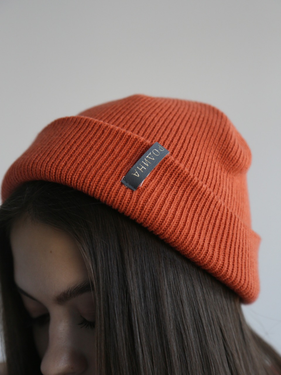 Шапка Родина Fat Beanie (Оранжевый)