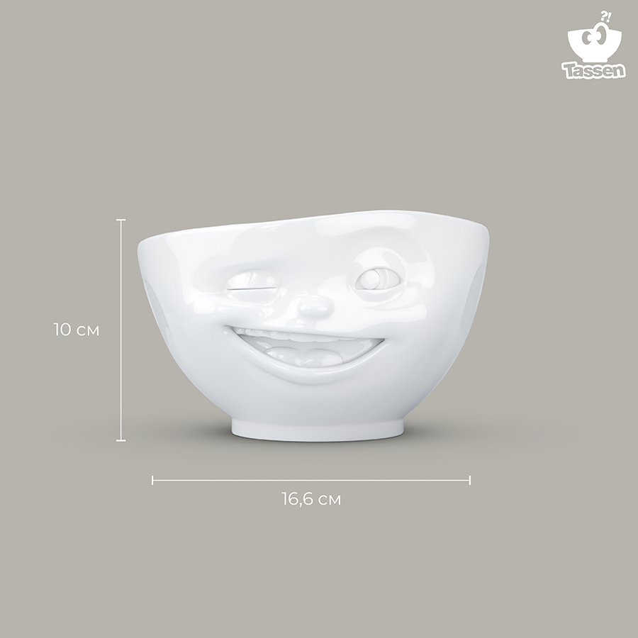 Чаша Tassen Winking (белая) 500 мл