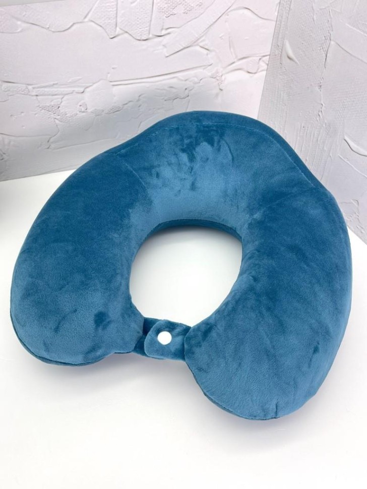 Подушка для шеи антистресс Velvet (blue)