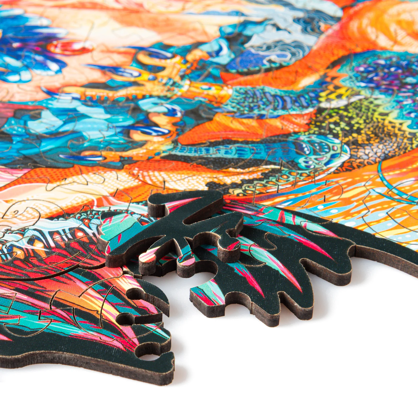 Деревянный пазл Дракон L