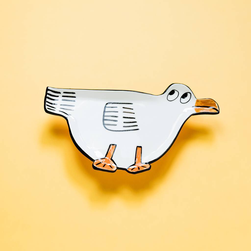 Тарелка Любопытная чайка