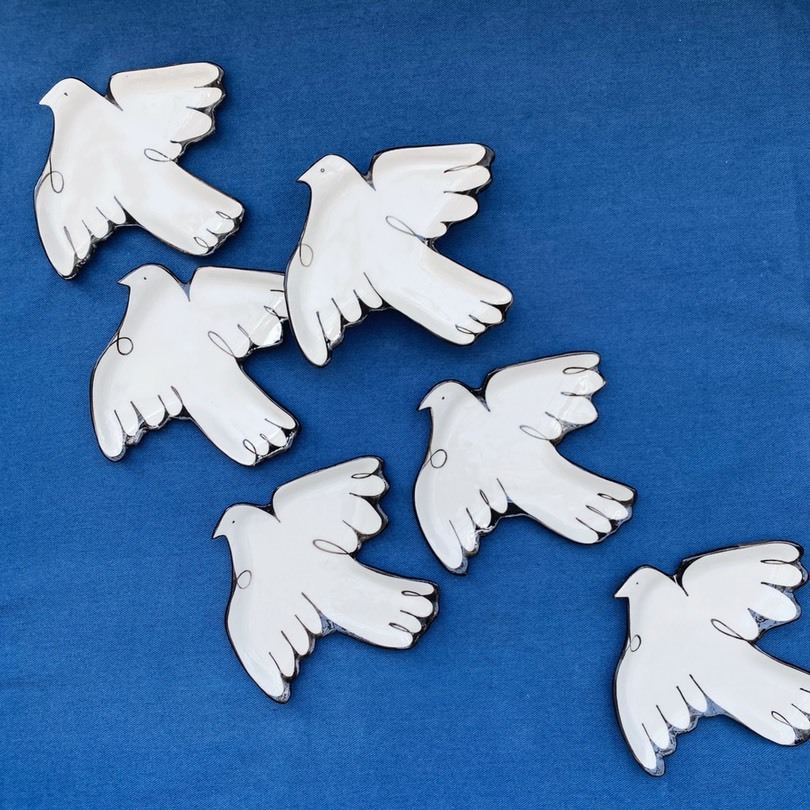 Тарелка Голубка