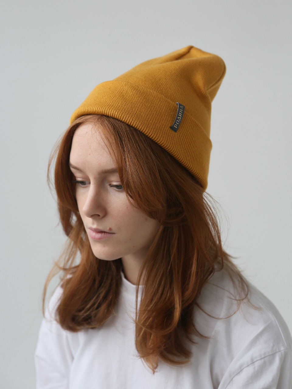 Шапка Родина Base wool (Горчица)