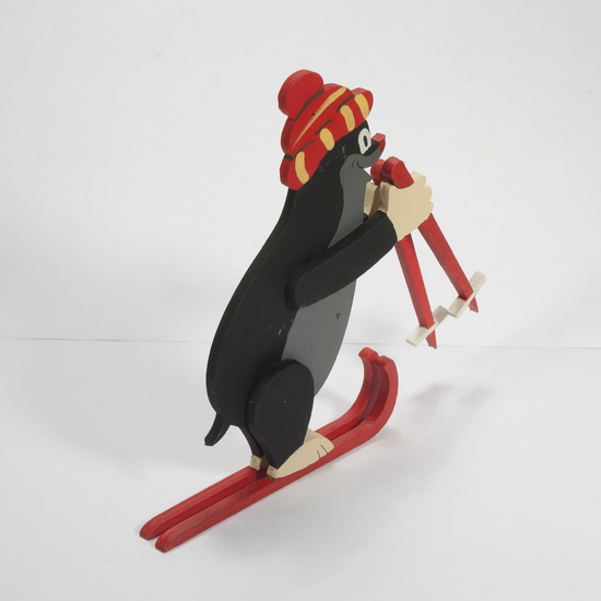 Елочная игрушка Кротик на лыжах 9005 
