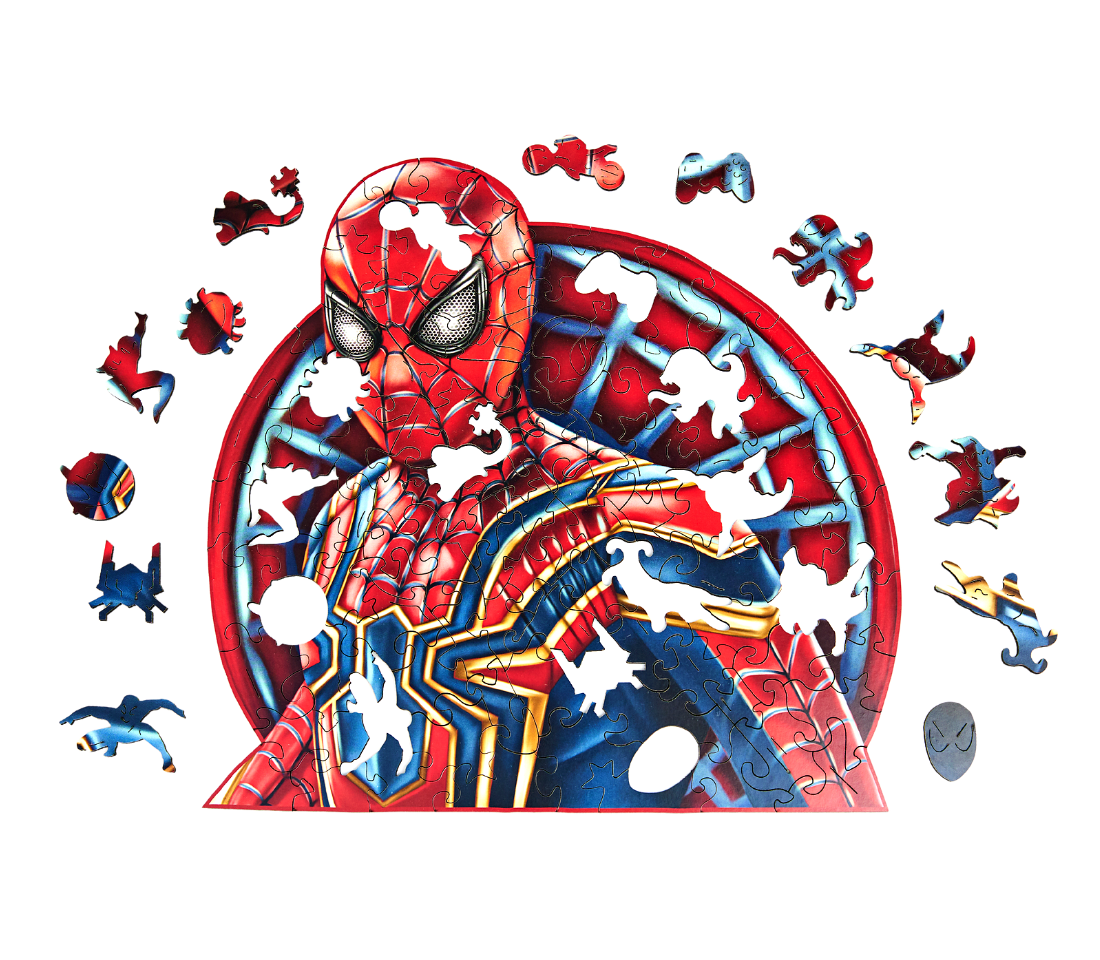 Деревянный пазл Человек Паук