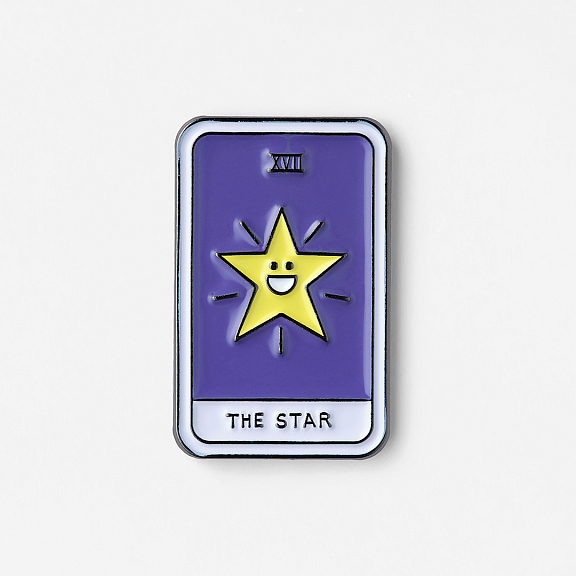 Значок эмалированный Таро Звезда