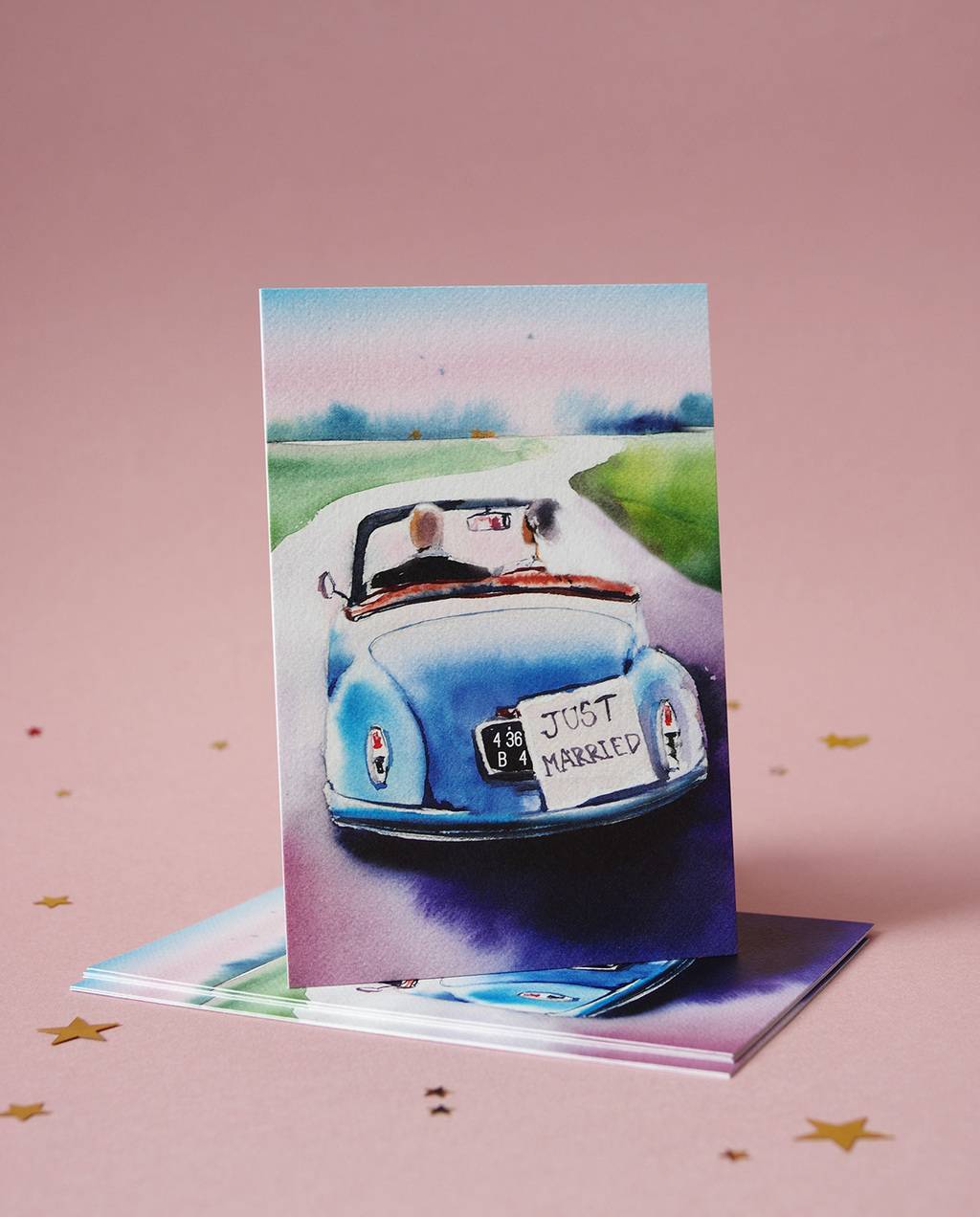 Открытка Just Married