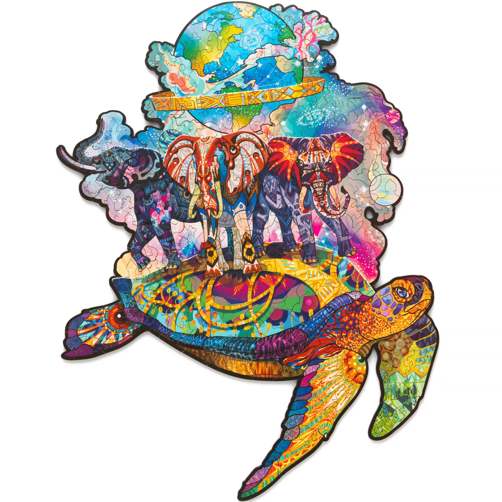 Деревянный пазл Морская Черепаха S