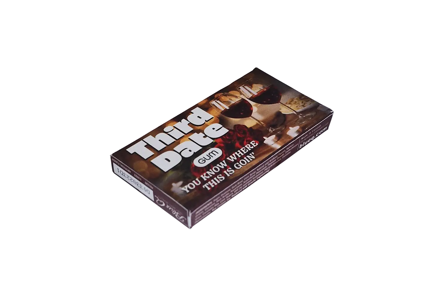 Жевательная резинка Blue Q Gum Third Date
