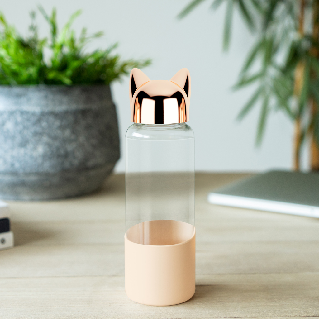 Бутылка для воды Cat (золотая), 0,35 л.