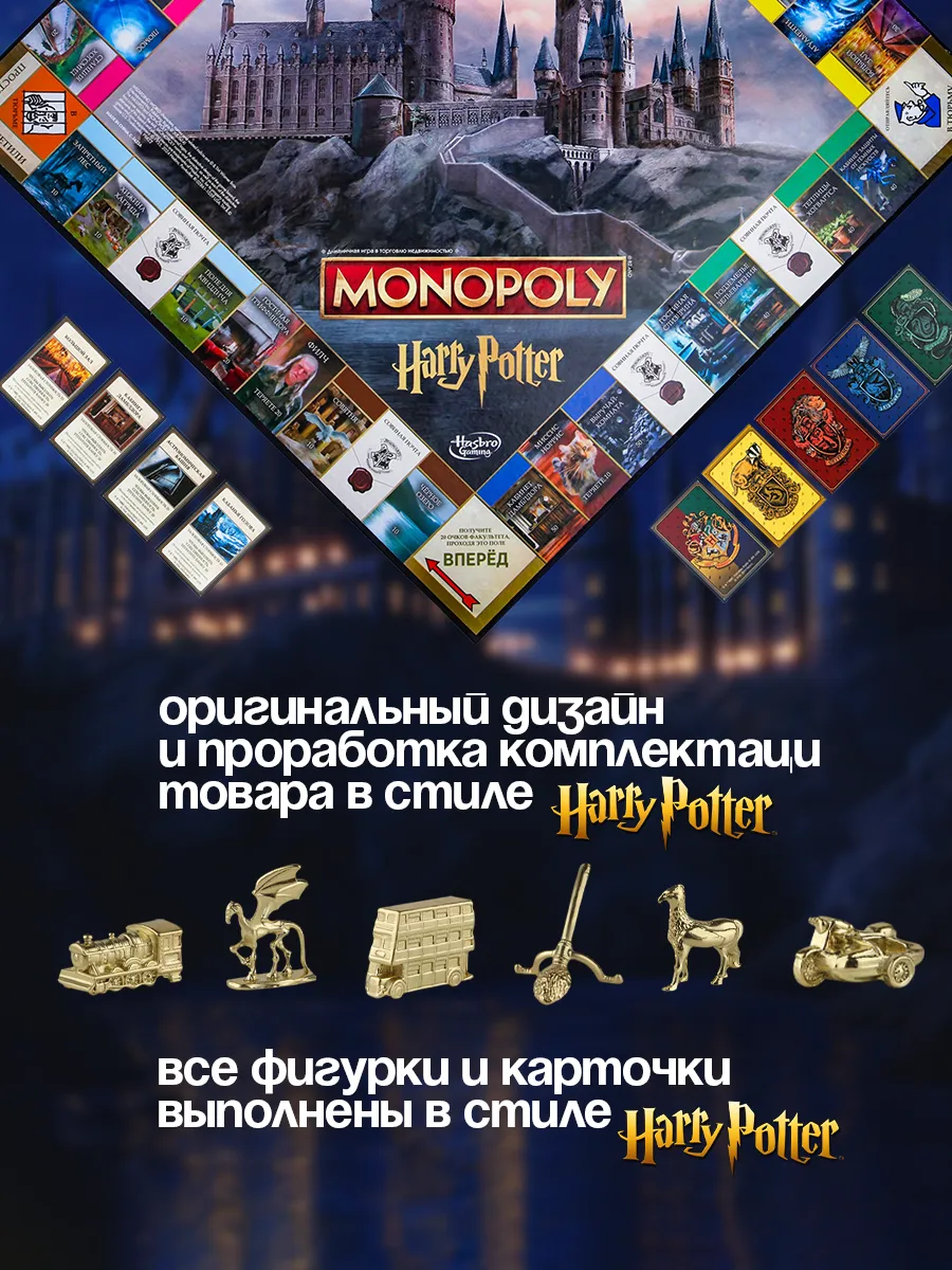 Настольная игра Монополия Гарри Поттер