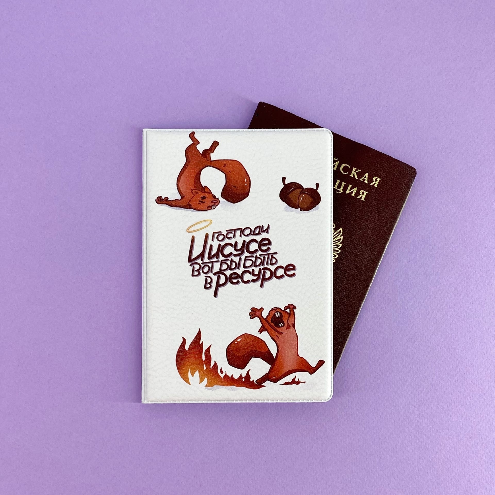 Обложка для паспорта Быть в ресурсе