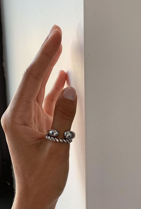 Кольцо Minimal Капелька (серебро)