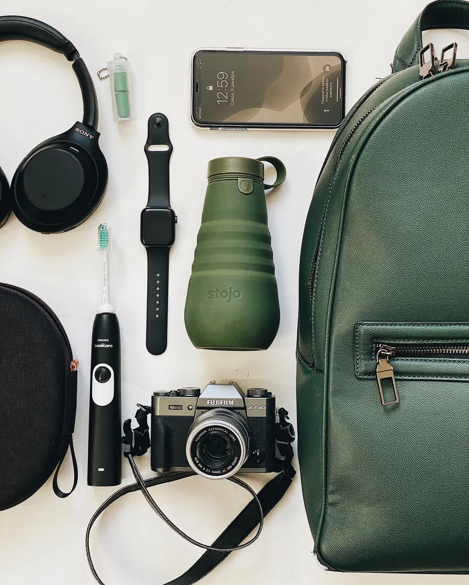 Бутылка складная Stojo W1-MOS, 590 мл.